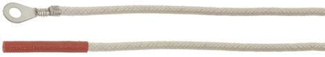 Cablu scantei L 80 cm, terminal tubular ø 2.4mm si inel ø 4mm - LF3001033