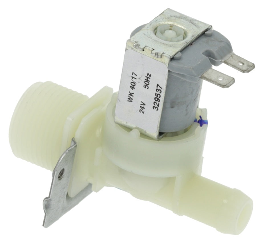 Electrovalva dreapta 24V AC, intrare 3/4", iesire 13,5mm, ELBI 351, t.max. 90°C