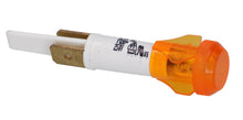 Lampa indicatoare portocalie 250V, cap ø 13.5 mm, pentru gaura ø 10 mm