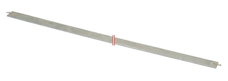 Rezistenta calandru cu tambur lat de 160 cm, 3800W, 230V, dimensiuni rezistenta 1520 x 50 mm