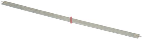 Rezistenta pentru calandru cu tambur lat de 200 cm, putere 5000W, 230V, dimensiuni 1920 x 50 mm