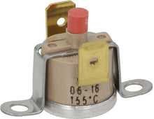 Termostat de siguranta cu bimetal 155°C, cu rearmare manuala, contact 16A, 250V, 2950PASTE155