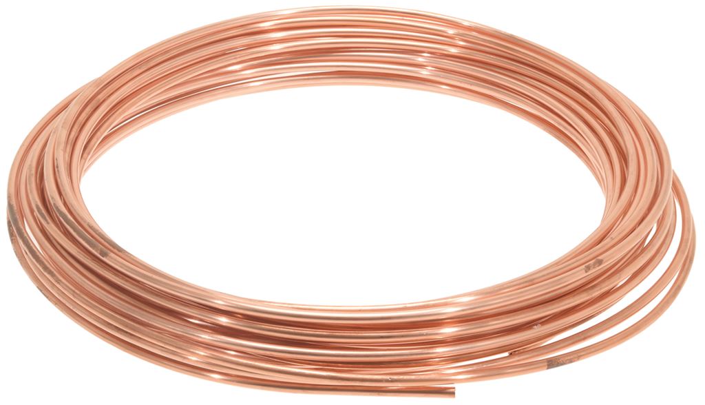 Teava de cupru moale ø 6mm, perete 1mm, L 25 metri - 25m102111