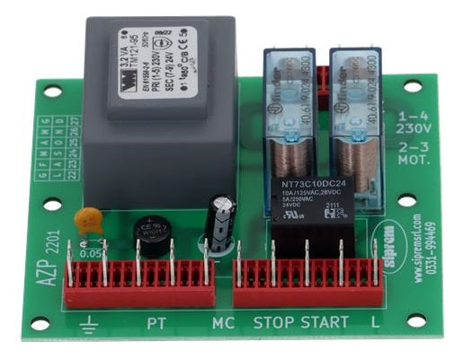 Placa de baza alimentare 24/230V, 95x83mm