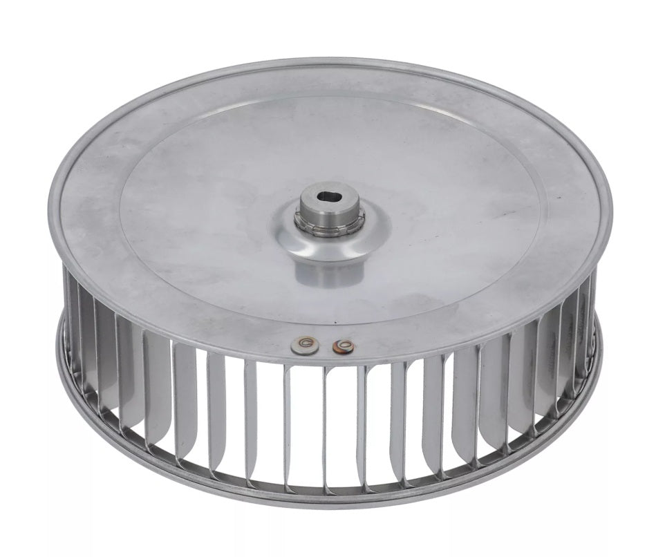Rotor turbina ventilator cuptor Tecnoinox ø 197mm, H 60mm, cu 65 aripioare, ax ø 6x8.6mm