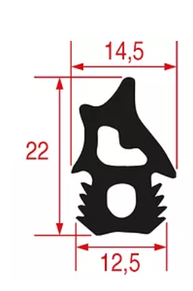 Garnitura pentru cuptor L1990 mm - LF5104533