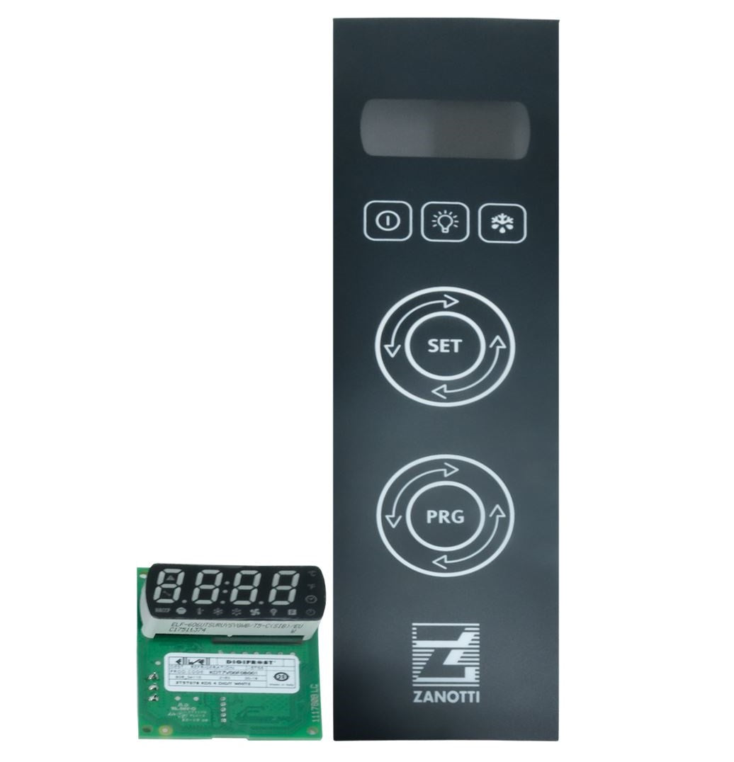 Panou de comanda cu display Eliwell DIGIFROST -5T55, KDT7V00F0B001, 3TST078 KDS, ZANOTTI