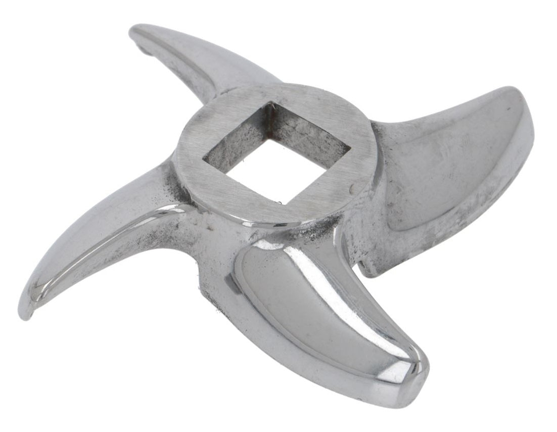 Cutit masina de tocat marimea 8, diam.  ø55mm, int. patrat 10x10mm, din inox, cu autoascutire
