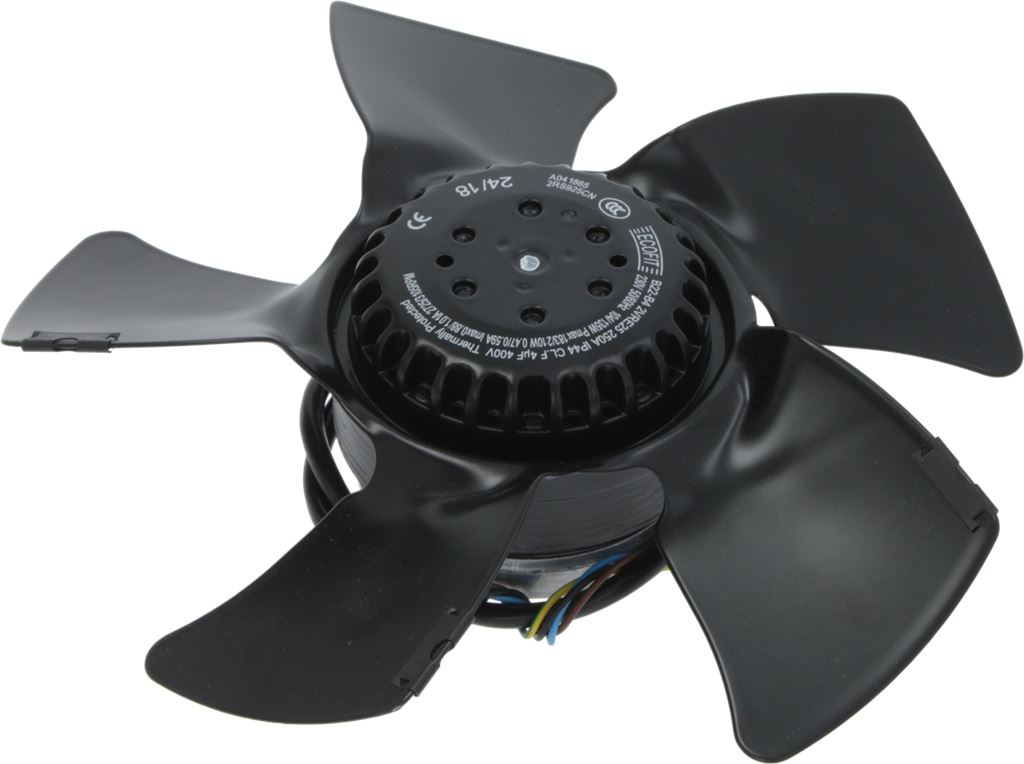 Ventilator ECOFIT 2VRE25-250A-B22B4, 104W, 230V, 50-60Hz, 2725rpm, elice ø 250mm