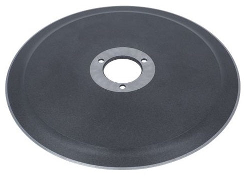 Cutit lama teflonat, pentru feliator ext. ø 250mm, int ø 40mm, H 17,5mm, C45 teflon, 3 gauri de fixare, RASSPE