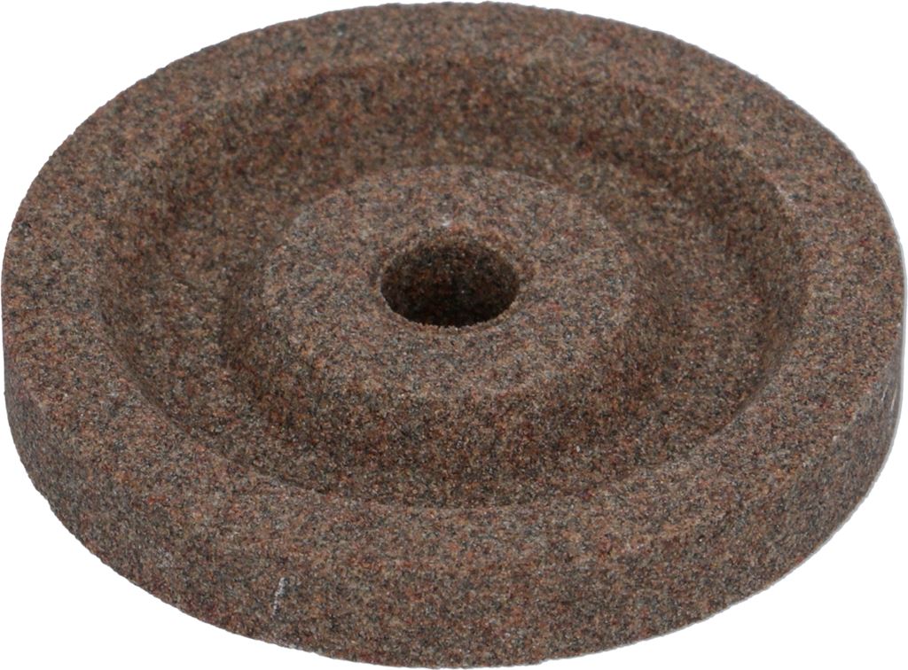 Piatra abraziva fina ø 40mm, interior ø 6mm, grosime 8mm, pentru rectificat dupa ascutire
