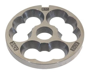 Sita - ciur masina de tocat tip R-70 (nr. 12), ext. ø 69.6 mm, int. ø 17,3 mm, din inox cu autoascutire, Unger
