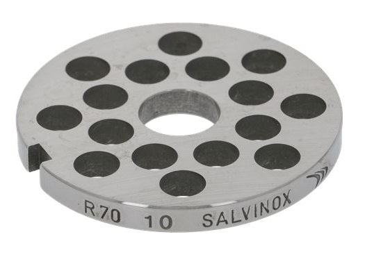 Sita - ciur masina de tocat tip R-70 (nr. 12), gauri ø 10 mm, ext. ø 69.6 mm, int. ø 17,3 mm, din inox cu autoascutire, Unger