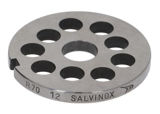 Sita - ciur masina de tocat tip R-70 (nr. 12), gauri ø 12 mm, ext. ø 69.6 mm, int. ø 17,3 mm, din inox cu autoascutire, Unger