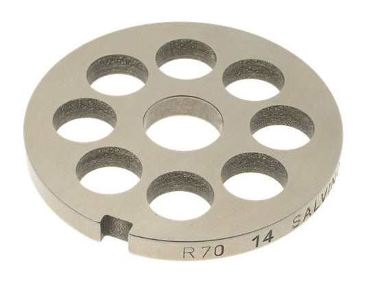 Sita - ciur masina de tocat tip R-70 (nr. 12), gauri ø 14 mm, ext. ø 69.6 mm, int. ø 17,3 mm, din inox cu autoascutire, Unger