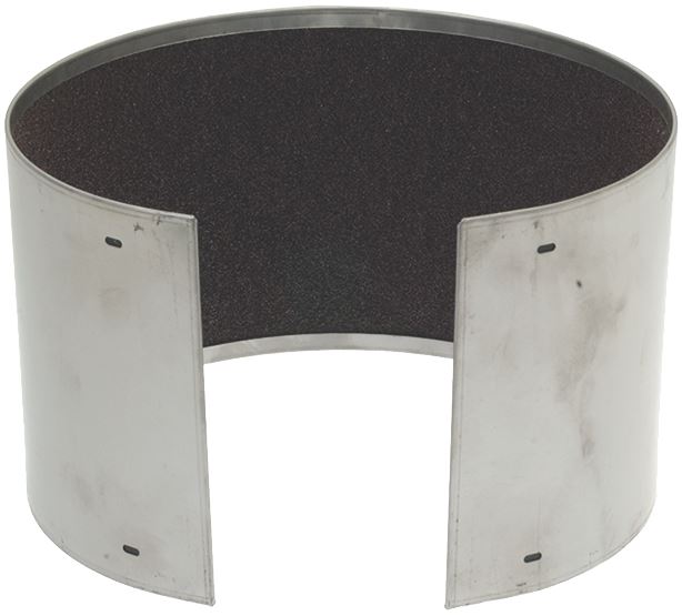 Perete abraziv ext.ø 340 mm, H 200 mm, pentru masina de curatat cartofi FAMA 10 kg model vechi FP101-PARETE