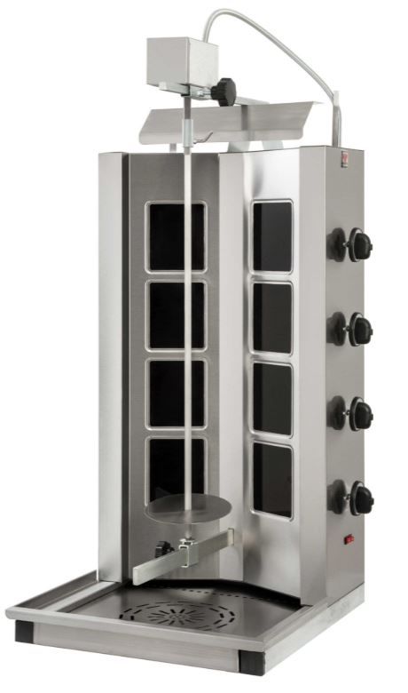 Rezistenta radianta completa cu sticla, pentru gyros/kebab, Electric Donner NORTH DKE6, DKE8, MK6, MK8 - DDK029