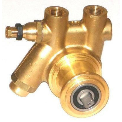 Pompa sifon Fluid-O-Tech PA304X, 300 litri/ora, ax 4,9x11mm, cu filtru de apa oblic si bypass lateral pentru reglare presiune maxima 25 bari