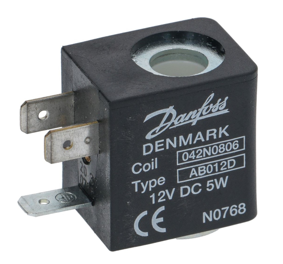 Bobina Danfoss 042N0806, 12V, 5W, 22x28mm, inaltime 29,5mm