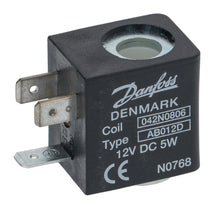 Bobina Danfoss 042N0806, 12V, 5W, 22x28mm, inaltime 29,5mm