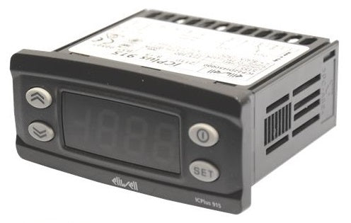 Termostat controler Eliwell ICPlus 915, ICP22DI450000, alimentare 12-24V AC/DC, 2 relee iesire 8A, sonda PTC/NTC neinclusa