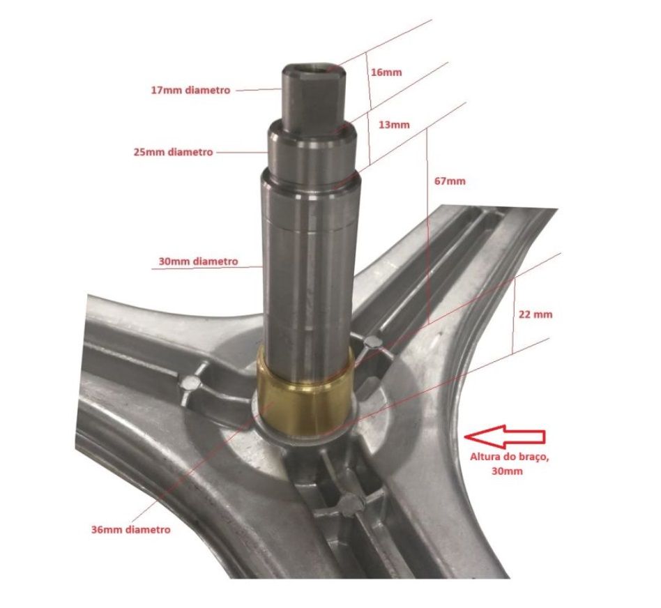 Tripoda tambur masina de spalat BOSCH 684101
