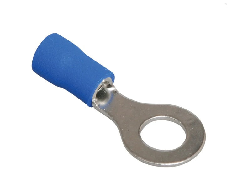Terminal inelar M6 ø 6,5mm, fir 1,5-2,5mm², Cu gal Sn, t.max. 75°C, set 20 buc - 550166B