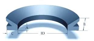 Vring VS-038 pentru ax ø 36-38mm, int ø 34mm, ext ø 42mm, grosime 7,5mm/10.5mm